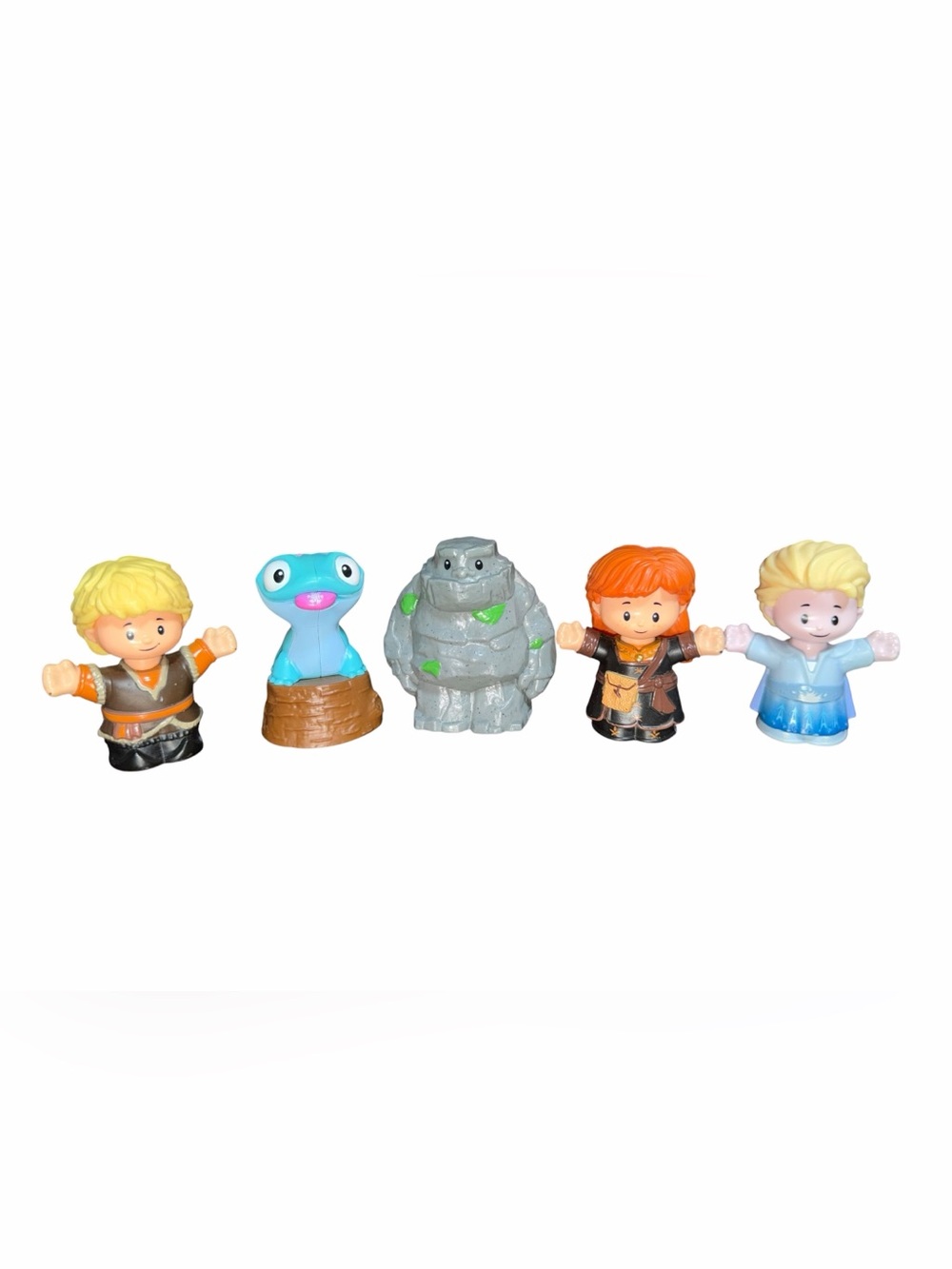 Fisher Price Little People Frozen 2 figure bundle of 5 Bruni Earth Giant HTF